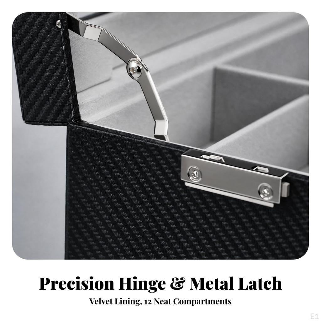 12Slot Eyeglass Storage Box DoubleLayer Display with Drawer Flocked Interior PU Leather