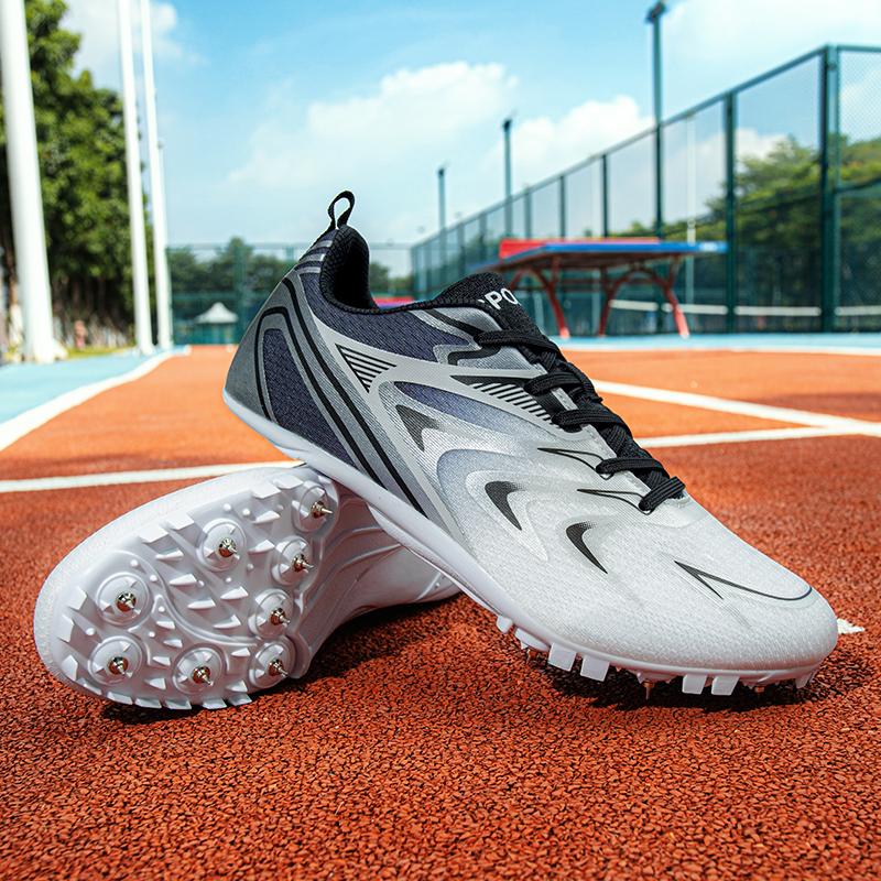 Track Field Shoes 8-Spike Running Sneakers Professional Sprint Race Spiked Shoes Training Sports Shoes Non-slip Trainers