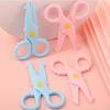 1/2pcs Cute Squid Scissors Mini Plastic Scissors Student Scissors Hand Cut Paper-cut Stationery Children Scissors