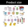 Doll House Bathroom Set Shower Scene Accessories 1/12 Scale Miniature Funiture Craft Project Arrangement Decoration