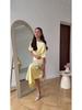 2025 Summer Elegant Women's Short Sleeve Long Dress