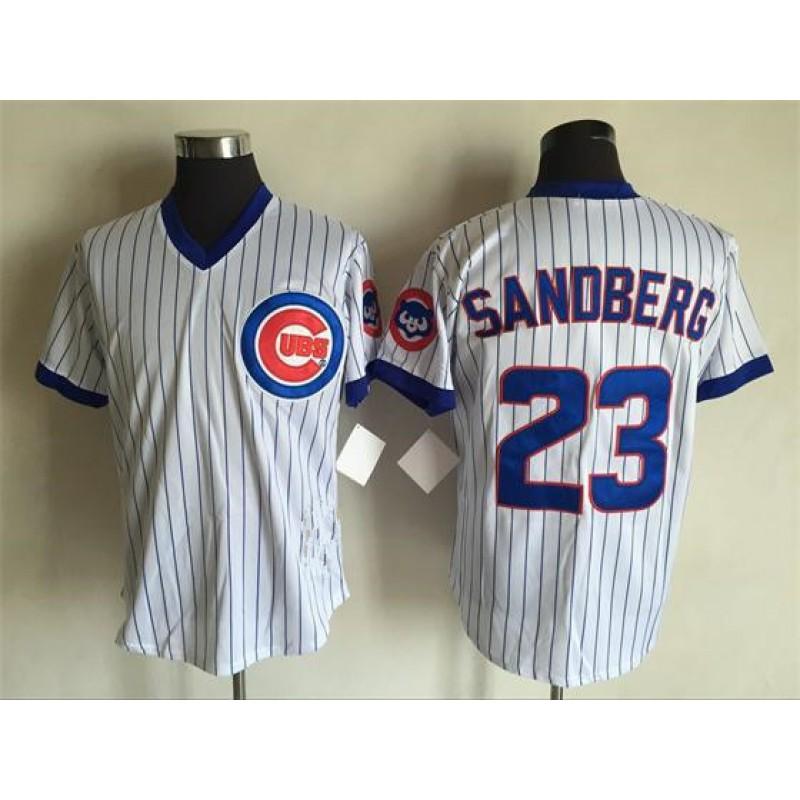 Vintage Chicago Cubs Baseball Jersey Unisex Embroidered Sport Shirt Cotton Blend Fans Casual Wear