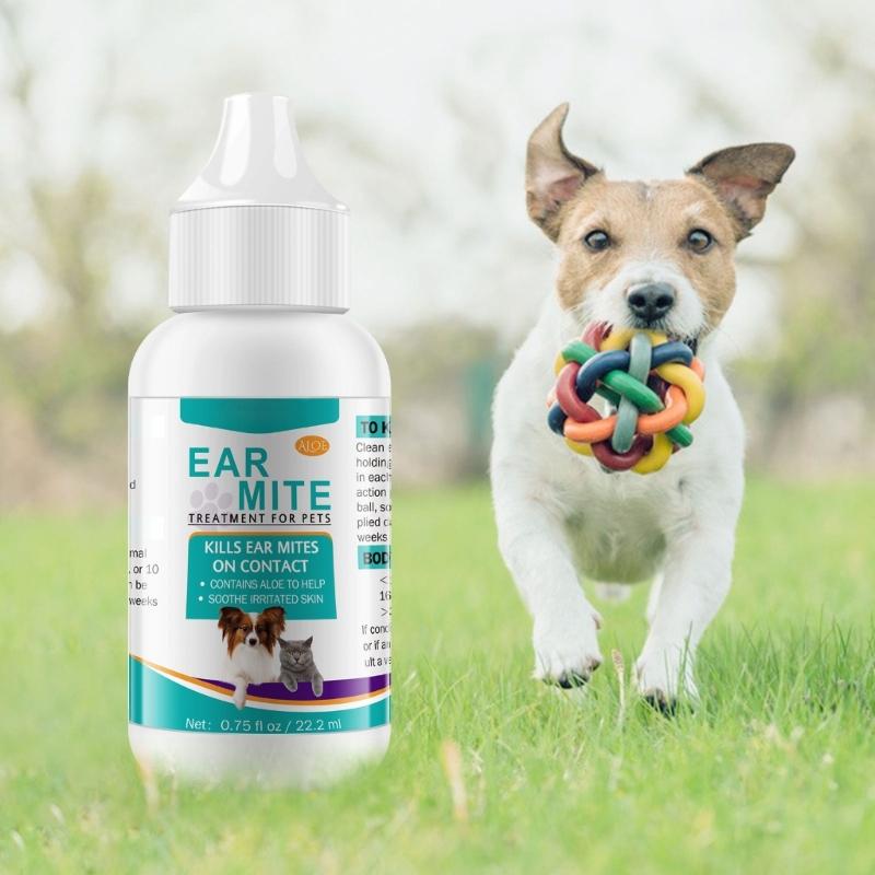 Pet Ear Cleaners For Dogs Pet Ear Canals Dogs EarMite Oil Ear MiteTreatment For Dogs And Cats EarMite Pet Ear Wash
