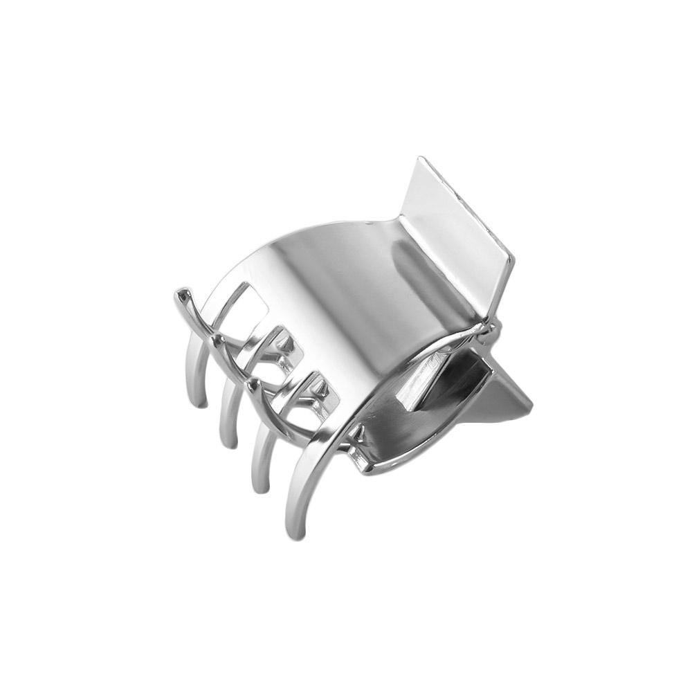 Simple Temperament All-match Korean Female Alloy Metal Hair Claw Hair Accessories Hair Clip Grasping Clip