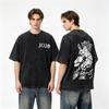 Vintage JoJo Bizarre Adventure Casual Summer Oversized Women's Tshirt Unisex Tee Top Men's Cotton Short Sleeve Washed T Shirt