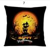 Luxurious Cotton Linen Square Halloween Pattern Throw Pillow Case Cover For A Timeless And Elegant Home Decor