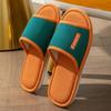 Cute Cotton Linen Slippers for Women - Silent Indoor Home Footwear for Spring and Autumn