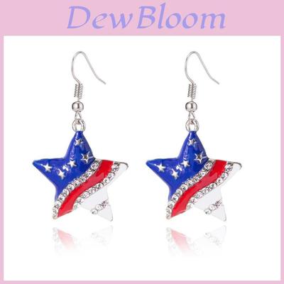 Stunning European And American Heart Star Pendant Jewelry Set With Sparkling Earrings