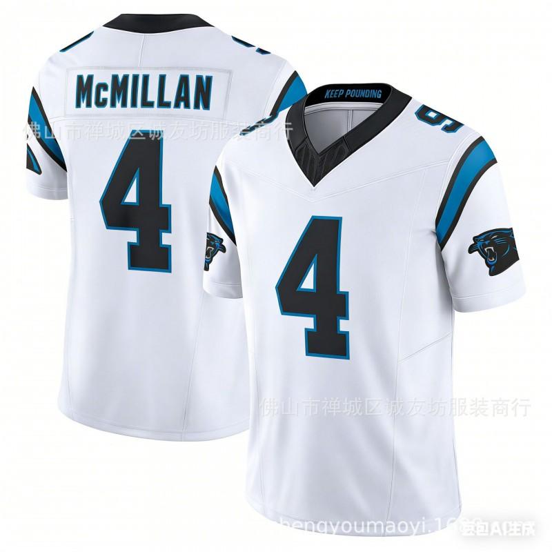 Mens Rugby Jersey Black Panther 3 White McMillan Sports Training All