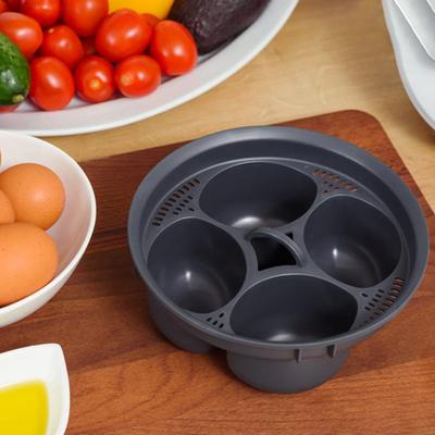 Yumurta Vapur Yapışmaz 4 Delikli Yumurta Kazanı Mutfak Kolay Temizlenebilir Gıda Sınıfı Yumurta Avcısı için TM5 TM6 Aksesuarları