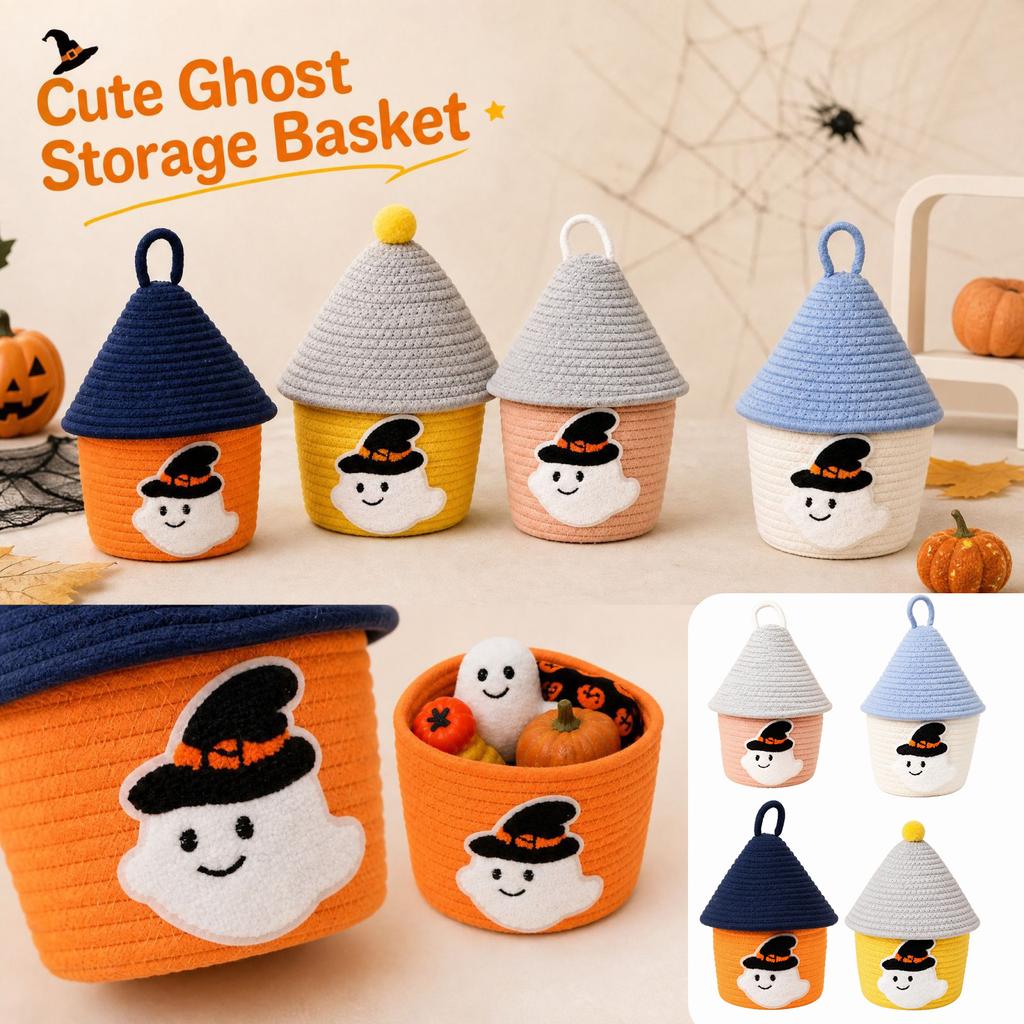 Halloween Desk Storage Box for Snacks and Toys, Household Multi-Purpose Container