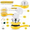 220V Omelet Steamer Egg Cooker Egg Frying Pan Auto Power Off Breakfast Maker Tortilla Multi-function Non-stick pot