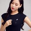 Ginkgo Leaf Zircon Brooch: Unisex High-Grade Crystal Pin