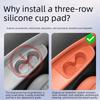 Rear Seat Silicone Cup Pad For GAC Trumpchi E9/M8 Master/Grand Master 2023-2026 Car Cup Pad Trough Protective Pad Car Interior