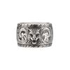 Tigre Hoved Bred Ring Vintage Slidt Mat 925 Sterling Sølv Ring Unisex Ringe 433573-J8400-0811
