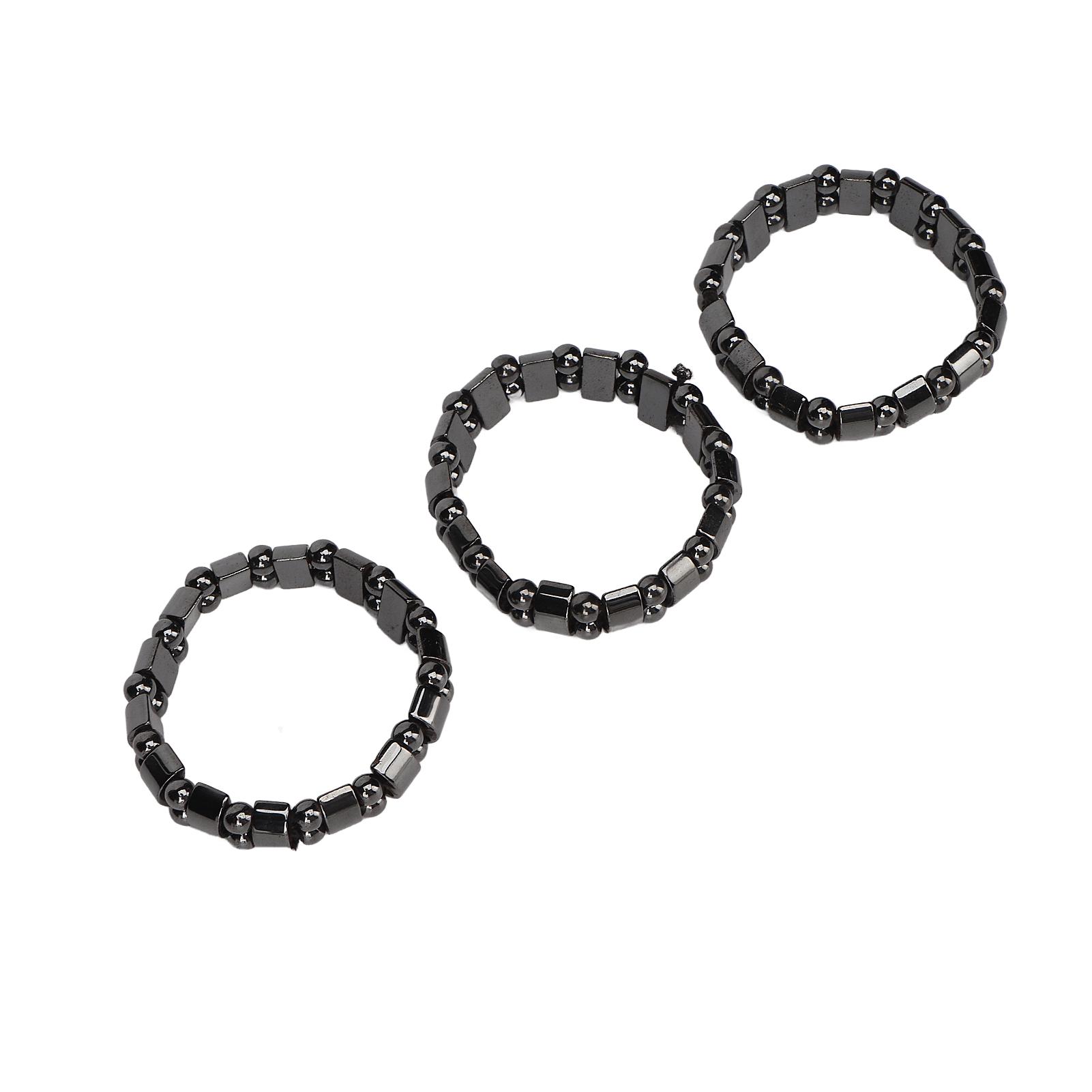 

3 шт. Модный элегантный браслет с магнитами из бусин для мужчин и женщин, снимающий усталость, магнитный для похудения