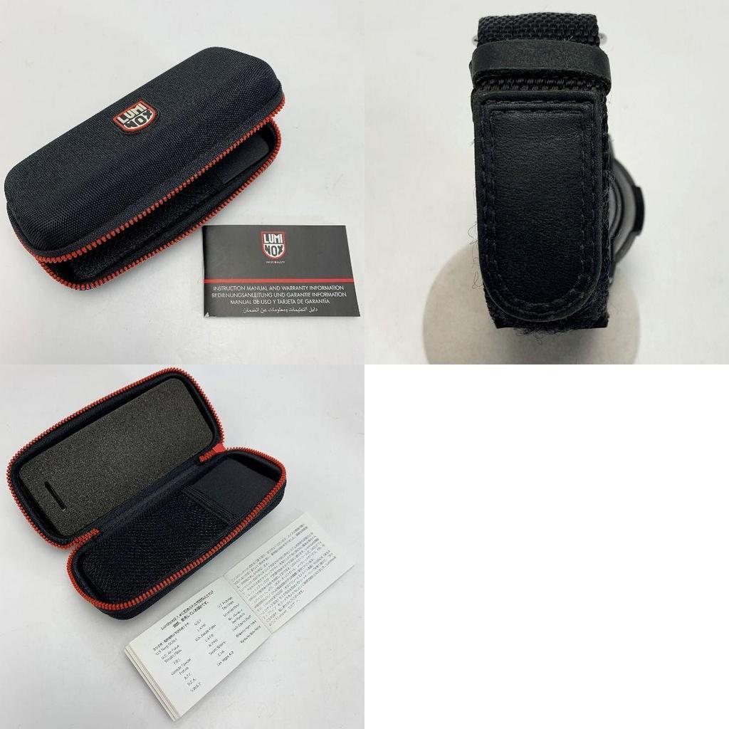 Used LUMINOX 3000-3900V3 Black Watch Quartz with Case