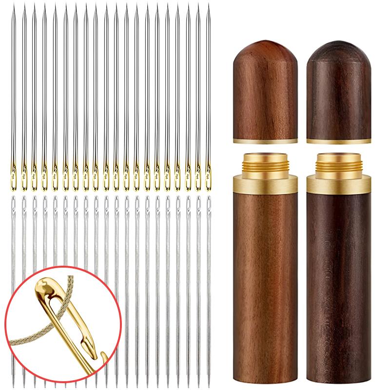 30Pcs Blind Needle Elderly Needle-side Hole Hand Sewing Needles Household Sewing Needless Threading DIY Apparel Sewing Tools