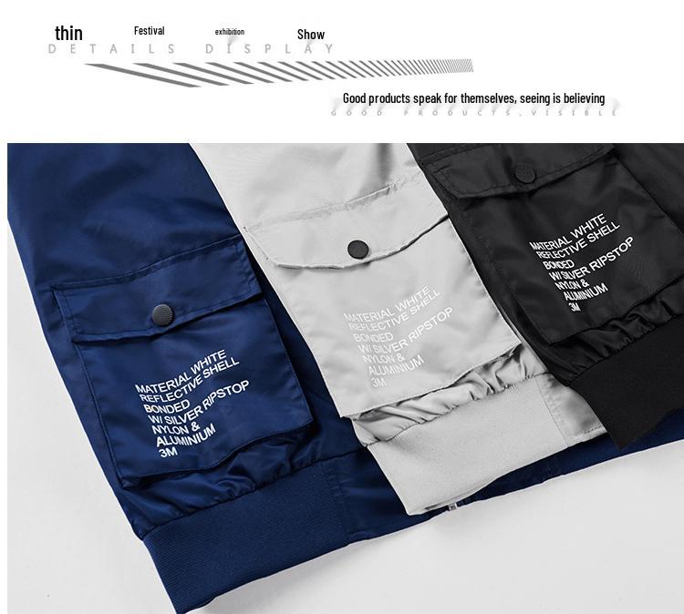 Чоловіча бомбер-куртка NASA MA-1: Стиль форми астронавта, європейська та американська авіаційна мода