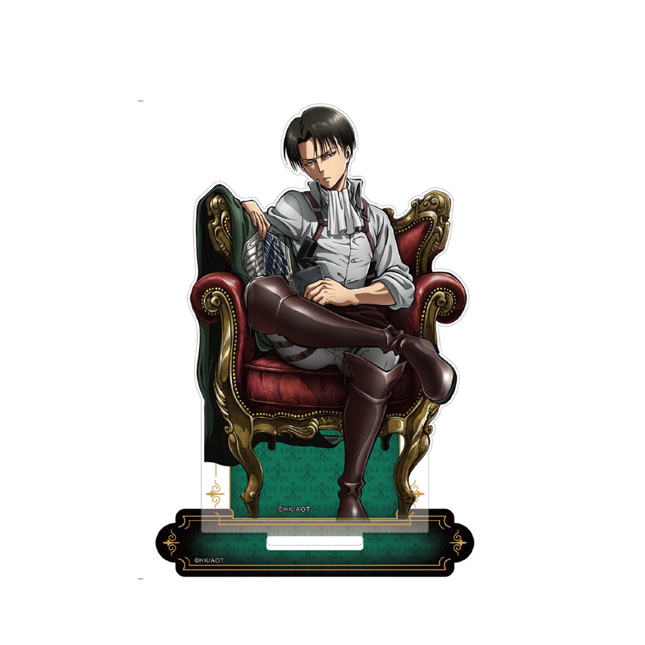 Omamori & Chao Keywan Official Attack on Titan Levi 15cm Acrylic Standee 15cm