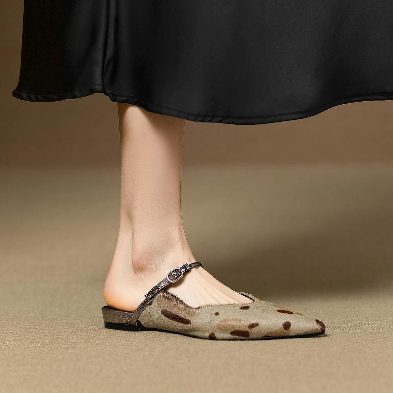 Fashion 2025 NEW Women Shoes Pointed Toe Flats Slippers Sexy New Sandals Elegant 2025 Summer Party Shoes Fashion Woman Shoes