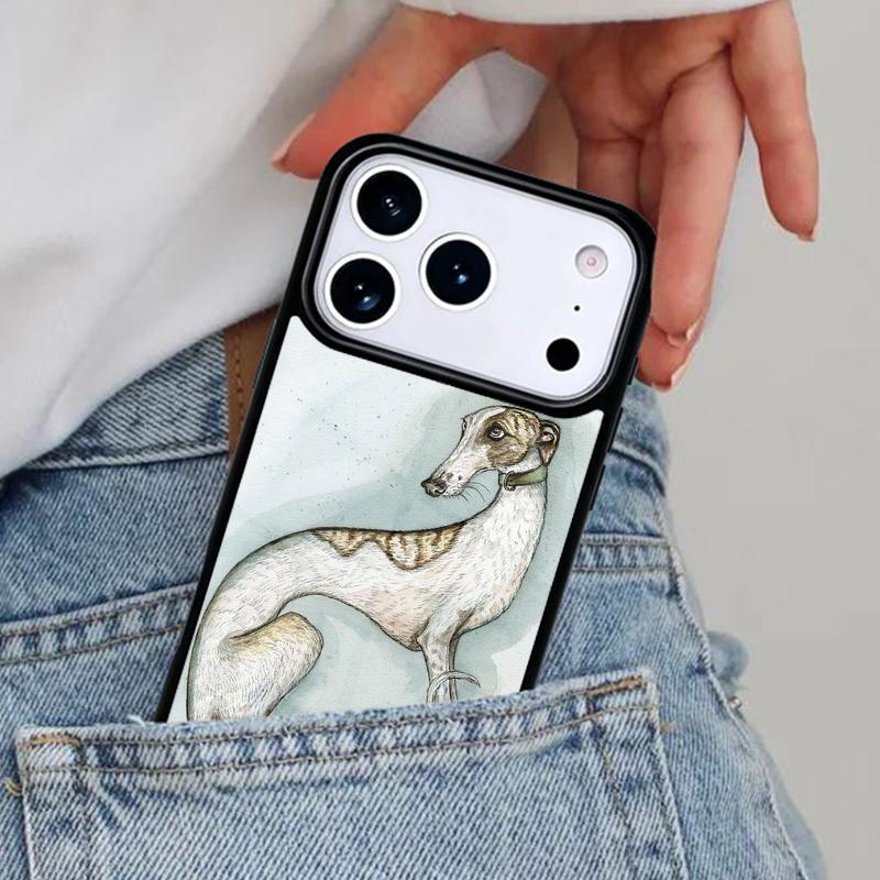 Galgo Greyhound Dog Phone Case for iPhone 16e 15 14 13 12 17 Pro Max Plus Air 17pro Cover Coque