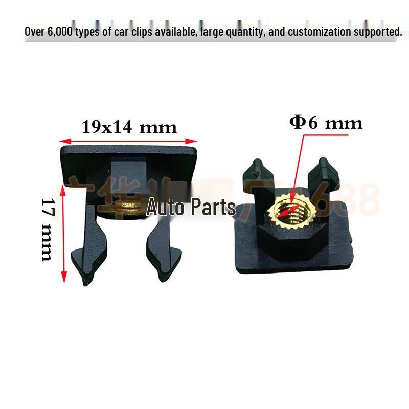 M6 Base License Plate Screws & Nuts for Chery Little Ant, Arrizo, Tiggo 5X.