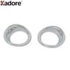 Front Fog Light Lamp Cover Trim For Toyota Prius   Hatchback Chrome Car Head Foglight Bezel Trim Accessories