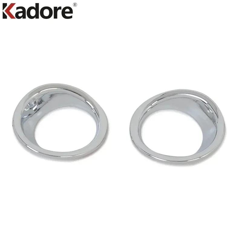Front Fog Light Lamp Cover Trim For Toyota Prius Hatchback Chrome Car Head Foglight Bezel Trim Accessories