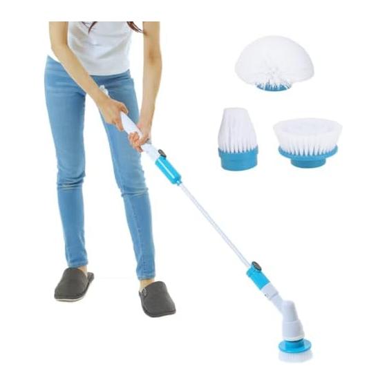 Electric rotating brush bathroom bath entrance tile cleaner cleaning electric brush general cleaning electric scrubber