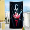 Cristiano Ronaldo Beach Towel Soft Durable Quick-Dry Comfortable Lightweight Portable for Swimming,Beach,Camping, Travel, Beach Accessories,Gym