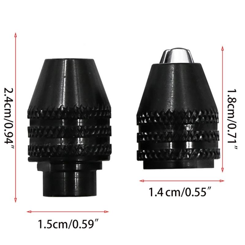 Multipurpose M7/M8 Keyless Drill Chuck Rotary Tool 4-Types Optional Chucks Adapter Universal Mini Mandrel Converter