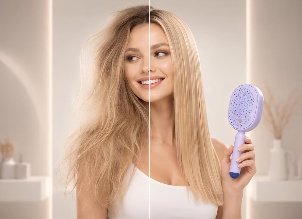 Anti-Tangle & Anti-Frizz Brush