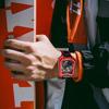 Trendy Unique Skeleton Mechanical Watches Rubber Strap Sports Wrist Watch Creative Square Hollow Automatic Mechanical Watch