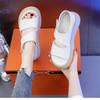 Roman sandals women's 2025 summer thin versatile Velcro muffin shoes casual thick-soled soft-soled non-slip beach shoes