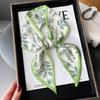 Fashion Print Hair Ribbon Scarf Women Neck Tie Bag Scarfs Satin Silk Skinny Headscarves Ladies Foulard Floral Bands 2026 New