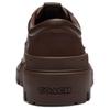 Coach Leather Round Toe Lace-Up Casual Shoes Men Sneakers Brown CZ076-MPL