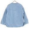 GALERIE VIE Blue Selvitch Denim Colorless Quilt Blouse Jacket F blueUsed