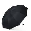 Large oversized men's double reinforced wind-resistant safety reflective strip sun protection parasol outdoor