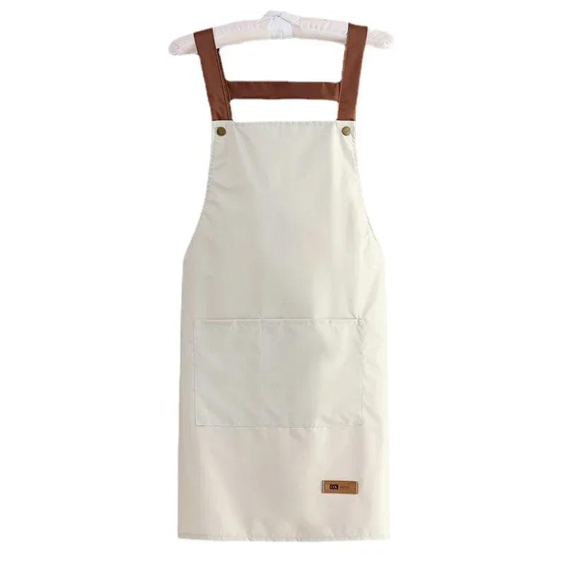Resistant Dirt Apron Waterproof and Oil Resistant Household Kitchen Cooking Fashion Apron Adult Work Clothes Kitchen Accessories