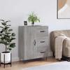 Sideboard Grau Sonoma 695x34x90 cm Holzwerkstoff