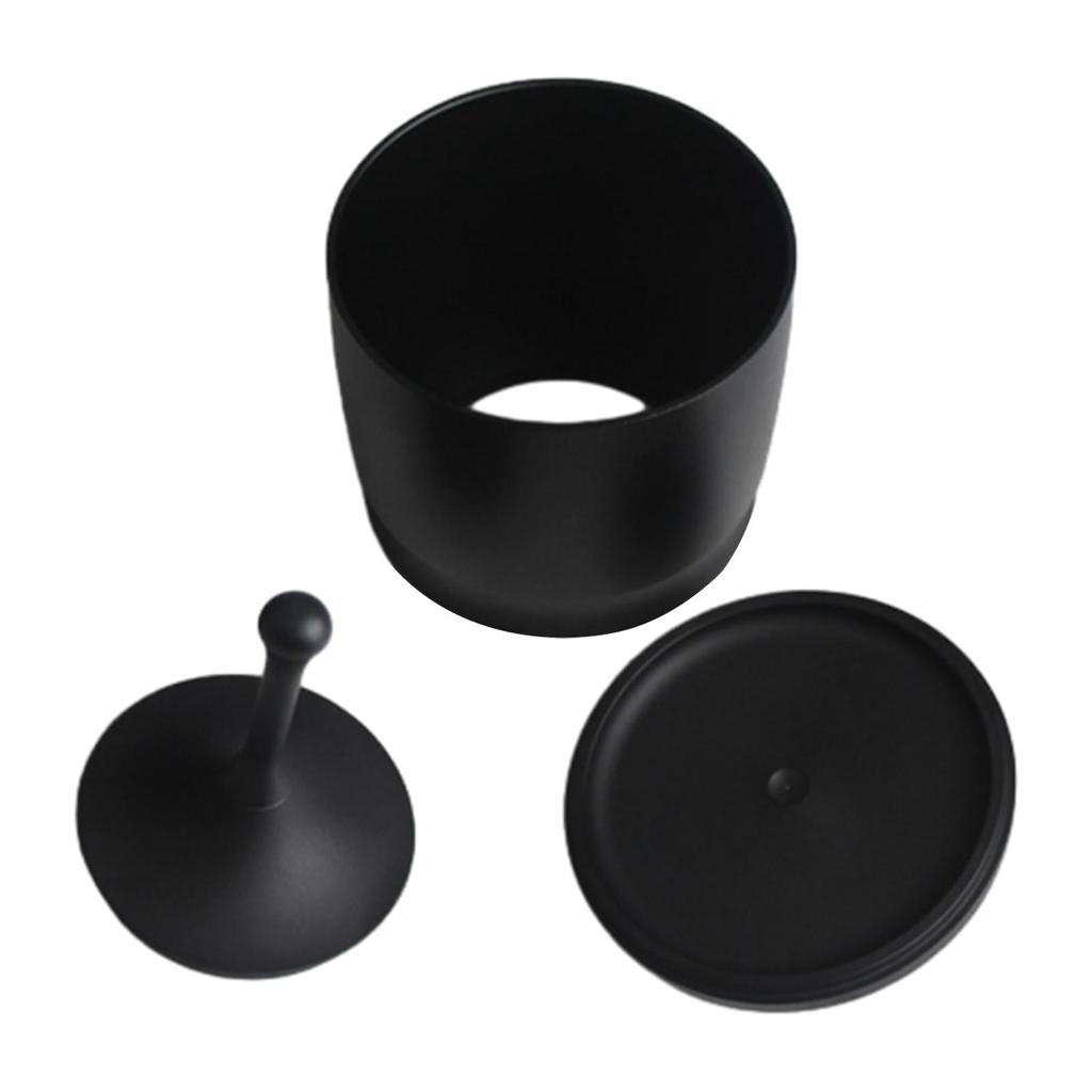 Anti-Flugstaub-Pulverbecher 58mm Espressomaschinenzubehör Aluminiumlegierung Kaffeepulver-Picker Kaffeefilterhalter Dosierbecher