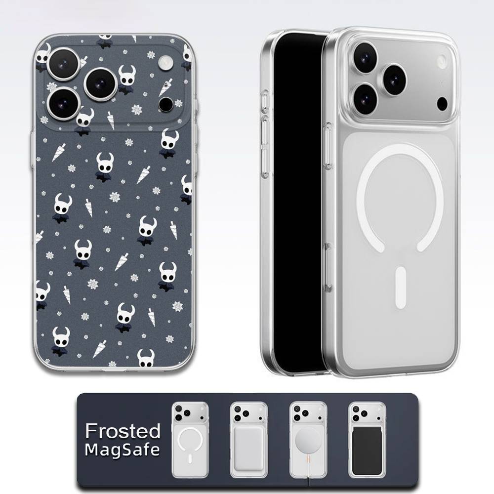 

H-Hollow K-Knight Phone Case For iPhone 17,16,15,14,13,12,11,Pro,Max,Plus,E,Air,Mini Magsafe Transparent iPhone17pro