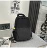 Schoolbag Small Backpack Men's and Women's Outdoor Lightweight Multipurpose Sports Riding Backpack Fashion Contrast Color Flat Casual Breast Bag