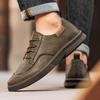 Fashion 2025 High Quality Leather Casual Shoes Luxury Brand Men's Lightweight Flat Shoes Lace-up Oxford Comfortable Outdoor Walk Shoes