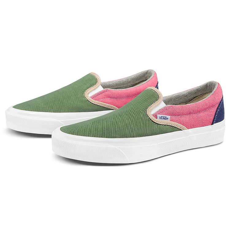 Geoff McFetridge x Vans Vault OG Classic Slip-On LX Transcentcoastal Unisex Sneakers Multi-Color VN0A45JK92Q