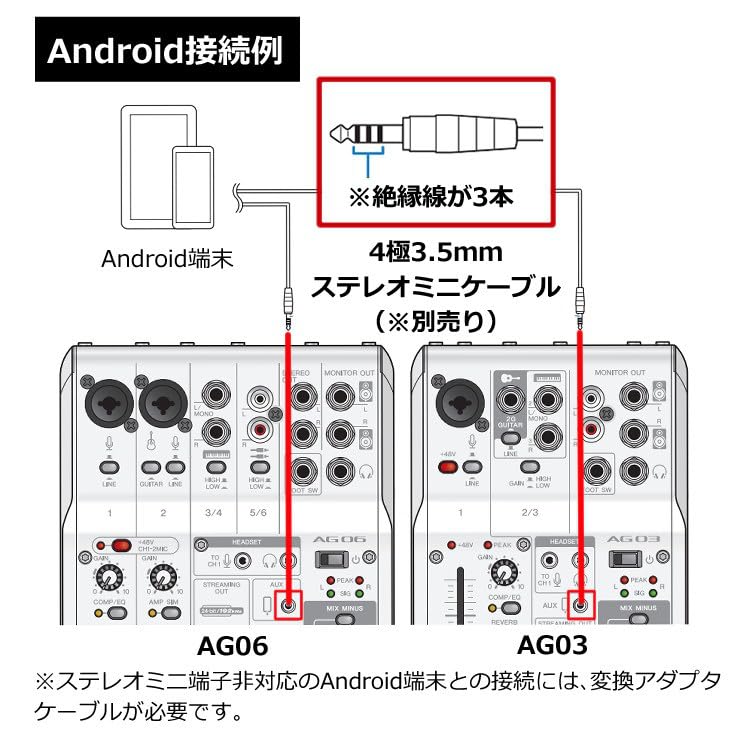Live Streaming AG06MK2 Cable Black Set B&XLR BX3/3.0 2-Piece