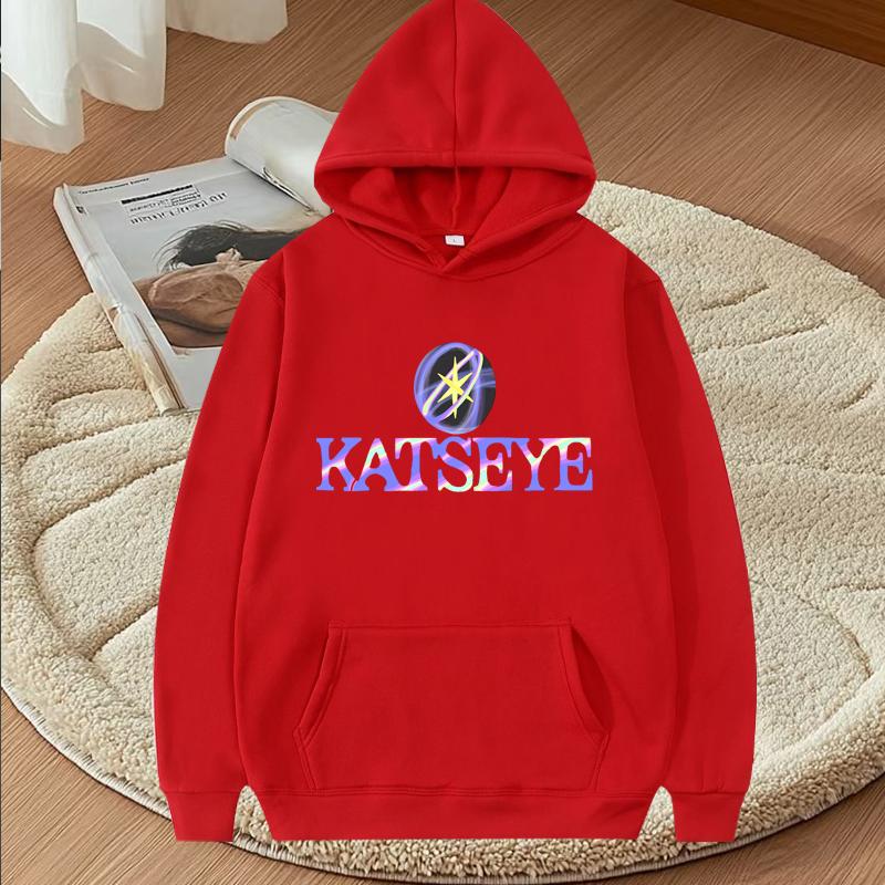 KATSEYE Eye módní klasická mikina pánská dámská vintage Vysoká kvalita Dlouhý rukáv streetwear potisk Grafika oversized mikina