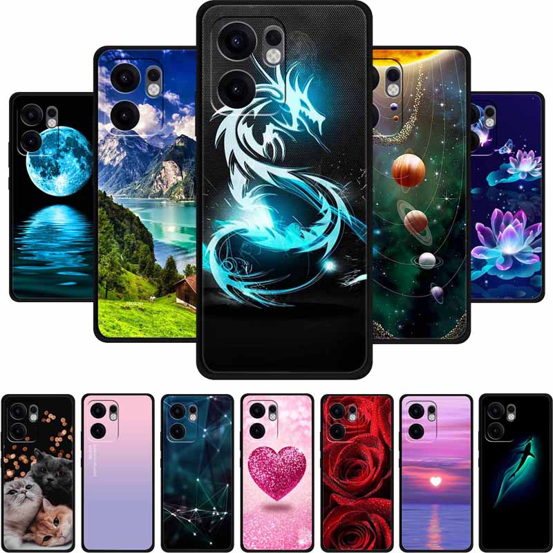 For OPPO Reno 14F 5G Phone Case Shockproof Black Silicone TPU Soft Back Cover Case For OPPO Reno 13F 4G 5G Case 13 F 14 F Coque