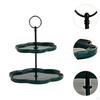 2 Tier Cupcake Stand Cake Plate Serving Platter Dessert Holder for Candy Donuts